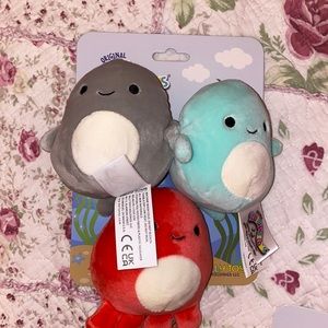 Sealife squishmallows pet toys